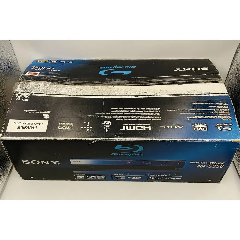 Sony BDP-S350 Blu-Ray Disc Player DVD Player New